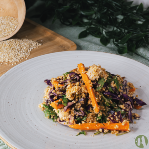 Salade Crunchy thaï cacahouète quinoa